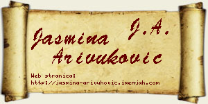 Jasmina Arivuković vizit kartica